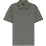 Boss Haki Erkek Regular Fit Logo Baskılı Polo T-Shirt Prime - XL
