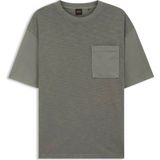 Boss Haki Erkek Relaxed T-Shirt TE_LASER_50560372 - XL