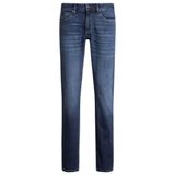 BOSS Hugo Boss H-delaware erkek kot pantolon, Navy419, 30W / 32L