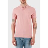 Boss Hugo Logolu Streç Pamuklu Slim Fit Düğmeli Polo Yaka T Shirt Erkek Polo Yaka T Shirt 50507803 694 - Açık Pembe