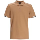 BOSS Hugo Parlay 147 Slim Fit Bej Polo Gömlek, Bej, XL