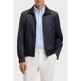 Boss Jakarlı Logo Baskılı Regular Fit Su Itici Dik Yaka Ceket Erkek Ceket 50540458 404 - Lacivert