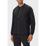 Boss Jakarlı Su Itici Regular Fit Kolej Yaka Bomber Ceket Erkek Ceket 50547181 001 - Siyah