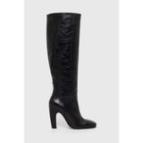 Boss Kadın Marka Logolu Düz Taban Kaydırmaz Günlük Kullanım Siyah Bot & Bootie 50504504-001