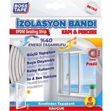 Boss Kapı Pencere Izolasyon Fitili Bandı Beyaz 2X3MT - Çok Renkli