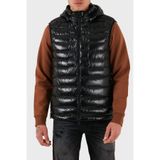 BOSS Kapitoneli Regular Fit Kapüşonlu Su İtici Parlak Şişme Yelek Erkek YELEK 50548848 001