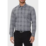 Boss Kareli Pamuklu Regular Fit Gömlek Erkek Gömlek 50521641 031 - Gri