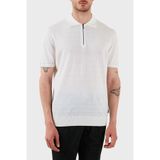 Boss Keten Karışımlı Regular Fit Yarım Fermuarlı Polo Yaka T Shirt Erkek POLO YAKA T SHİRT 50537640 100