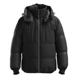 BOSS Kuş Tüyü Dolgulu Çıkarılabilir Kapüşonlu Regular Fit Mont Erkek MONT 50499800 001