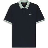 Boss Lacivert Erkek Logo Baskılı T-Shirt PE_BLOCKS_50560372