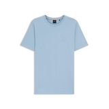 BOSS Logo Detaylı Pamuk T-Shirt, M, 50508584, Pastel Mavi, Erkek