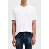 Boss Logolu % 100 Pamuk Bisiklet Yaka T Shirt Erkek T Shirt 50560328 100 - Beyaz - 2XL