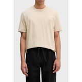 Boss Logolu % 100 Pamuk Bisiklet Yaka T Shirt Erkek T Shirt 50560328 286 - Bej - 2XL