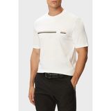 Boss Logolu % 100 Pamuk Bisiklet Yaka T Shirt Erkek T Shirt 50565785 100 - 2XL - Beyaz