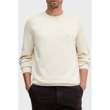 Boss Logolu % 100 Pamuk Regular Fit Bisiklet Yaka Kazak Erkek Kazak 50543136 131 - Ekru