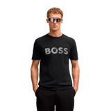 Boss Logolu% 100 Pamuk Regular Fit Bisiklet Yaka T Shirt Erkek T SHİRT 50537834 001