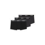 BOSS Logolu Bel Bantlı 3'Lü Paket Boxer, XL, 50531701, Siyah, erkek