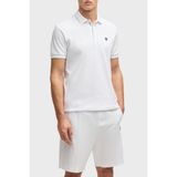 Boss Logolu Pamuk Regular Fit Düğmeli Polo Yaka T Shirt Erkek Polo Yaka T Shirt 50533273 100 - Beyaz