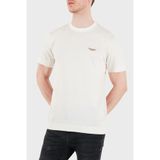 Boss Logolu Pamuk ve Keten Karışımlı Bisiklet Yaka T Shirt Erkek T SHİRT 50558830 118