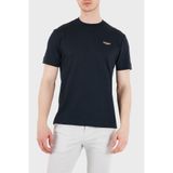 Boss Logolu Pamuk ve Keten Karışımlı T Shirt Erkek T SHİRT 50558830 404