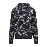 BOSS Logolu Pamuklu Merserize Relaxed Fit Kapüşonlu Sweat Sweatshirt, M, 50462407 001, SİYAH, erkek