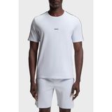Boss Logolu Pamuklu Regular Fit Bisiklet Yaka T Shirt Erkek T Shirt 50545930 052 - Açık Mavi