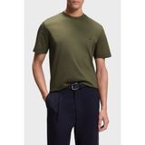 Boss Logolu Pamuklu Regular Fit Bisiklet Yaka T Shirt Erkek T Shirt 50555844 347 - 2XL - Haki