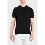 Boss Logolu Pamuklu Regular Fit Bisiklet Yaka T Shirt Erkek T Shirt 50558347 001 - Siyah