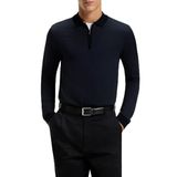Boss Logolu Pamuklu Regular Fit Yarım Fermuarlı Polo Yaka Kazak Erkek POLO YAKA KAZAK 50549583 404
