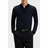 Boss Logolu Pamuklu Regular Fit Yarım Fermuarlı Polo Yaka Kazak Erkek POLO YAKA KAZAK 50549583 404