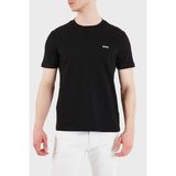 Boss Logolu Pamuklu Slim Fit Bisiklet Yaka T Shirt Erkek T Shirt 50575207 001 - Siyah - XL