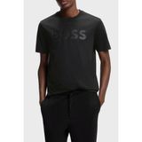Boss Logolu Regular Fit Bisiklet Yaka T Shirt Erkek T Shirt 50566883 001 - XL - Siyah