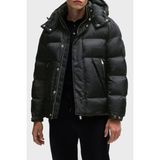 Boss Logolu Regular Fit Çıkarılabilir Kapüşonlu Şişme Mont Erkek Mont 50525364 001 - Siyah