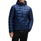 Boss Logolu Regular Fit Su İtici Kapüşonlu Şişme Mont Erkek MONT 50524648 485