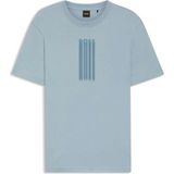Boss Mavi Erkek Regular Fit T-Shirt TE_BASS_50560372