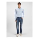 Boss Normal Bel Normal Paça Regular Fit Mavi Erkek Denim Pantolon Re.Maine Selvedge BO