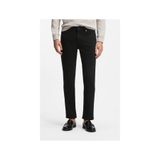 Boss Normal Bel Normal Paça Slim Fit Siyah Erkek Denim Pantolon DELAWARE BO