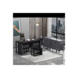 Boss Ofis Takımı 3'lü Set - Masa Sehpa Konsol Antrasit - Mermer (Sandalye Dahil Değildir) TYC1bf7d4eb09251fa3a95cd
