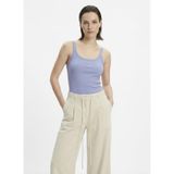 BOSS Oversize Fitilli Desenli T-Shirt, S, 5003362109, Mavi, Kadın