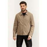 BOSS P Carper Coach Wg261 Erkek Mont, Koyu Bej, 48 Beden