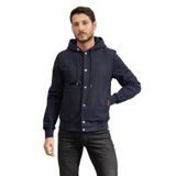 Boss P-Steele Erkek Kapüşonlu Sweatshirt,Mavi M