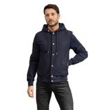 Boss P-Steele Erkek Kapüşonlu Sweatshirt,Mavi S