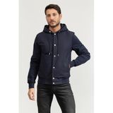 BOSS P-Steele Kapüşonlu Sweatshirt Mavi, 2XL, 50543385, MAVİ, erkek