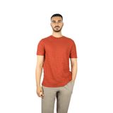 Boss Pamuklu Monogram Logo Baskılı Regular Fit Bisiklet Yaka T Shirt Erkek T SHİRT 50537131 806