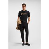Boss Pamuklu Regular Fit Bisiklet Yaka Logolu T Shirt Erkek T SHİRT 50551902 001