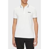 Boss Pamuklu Regular Fit Düğmeli Polo Yaka T Shirt Erkek Polo Yaka T Shirt 50469102 103 - Beyaz - 2XL