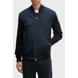 Boss Pamuklu Regular Fit Kolej Yaka Fermuarlı Mont Erkek Mont 50556325 404 - Lacivert