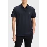 Boss Pamuklu Slim Fit Yarım Fermuarlı Polo Yaka T Shirt Erkek Polo Yaka T Shirt 50537507 404 - Lacivert