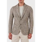 Boss Pamuklu Yünlü Slim Fit Kırçıllı Mono Yaka Ceket Erkek Ceket 50528199 131 - Krem - 54