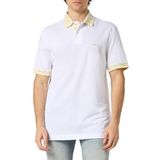 Boss Pe_Ocean_Detailed Beyaz 100 Polo Erkek T-shirt